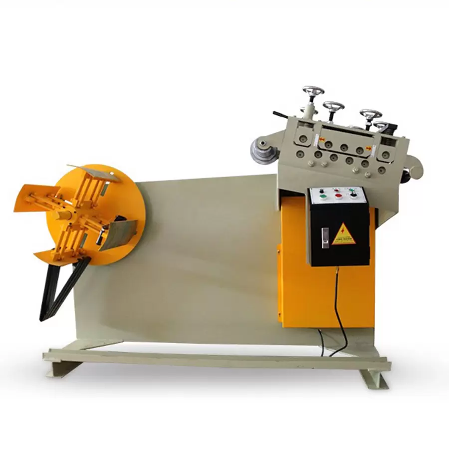 The UL series 2-in-1 material rack and uncoiler is an automated equipment that integrates material feeding and straightening functions