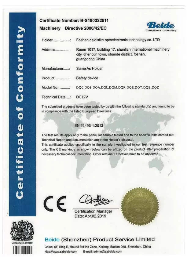 CE Certification for Export to the European Union